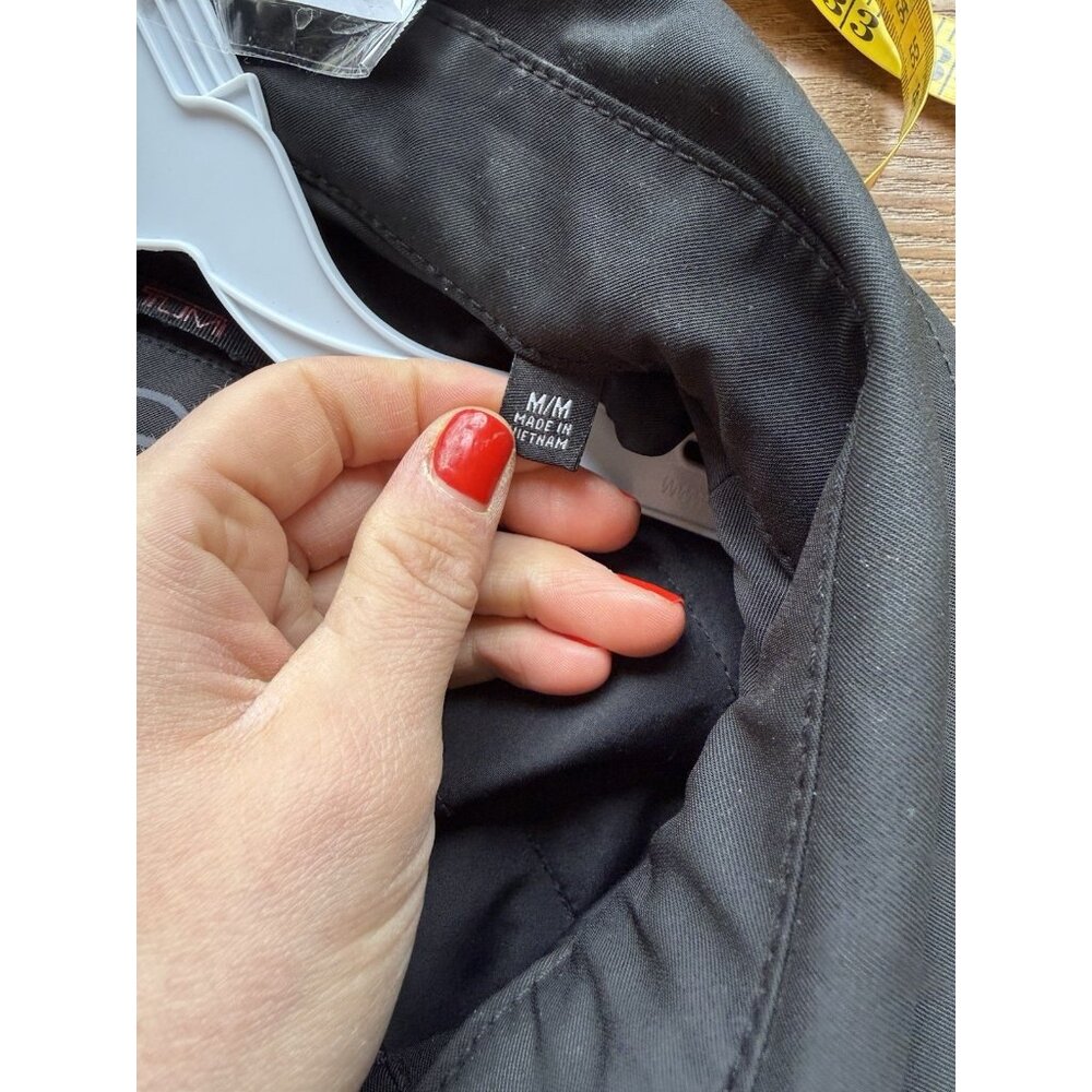 Tumi Tech Lined Rain Windbreaker Jacket Coat Black - image 11